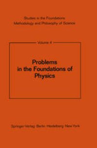 cover of the book Problems in the Foundations of Physics