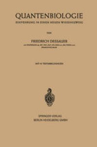 cover of the book Quantenbiologie: Einführung in einen neuen Wissenszweig