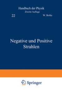 cover of the book Negative und Positive Strahlen