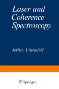 cover of the book Laser and Coherence Spectroscopy