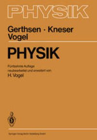 cover of the book Physik: Ein Lehrbuch zum Gebrauch neben Vorlesungen