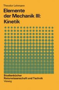 cover of the book Elemente der Mechanik III: Kinetik