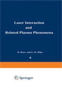 cover of the book Laser Interaction and Related Plasma Phenomena: Volume 6