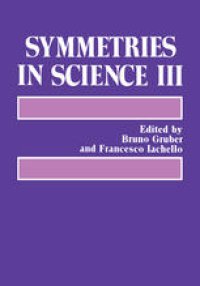 cover of the book Symmetries in Science III