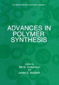 cover of the book Advances in Polymer Synthesis