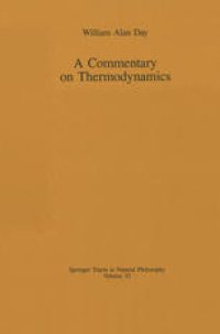 cover of the book A Commentary on Thermodynamics