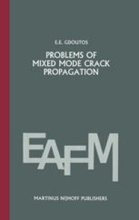 cover of the book Problems of mixed mode crack propagation