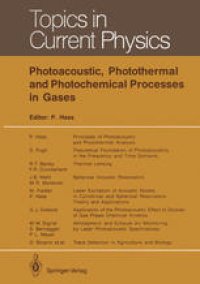 cover of the book Photoacoustic, Photothermal and Photochemical Processes in Gases