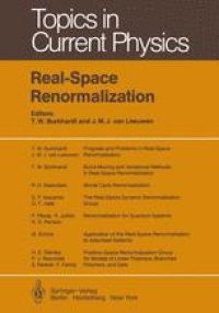 cover of the book Real-Space Renormalization