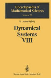 cover of the book Dynamical Systems VIII: Singularity Theory II. Applications