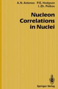 cover of the book Nucleon Correlations in Nuclei