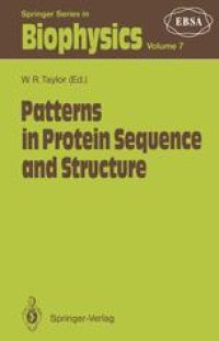 cover of the book Patterns in Protein Sequence and Structure