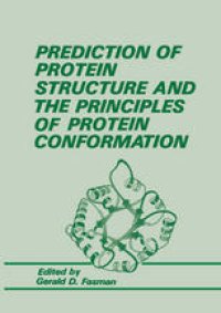 cover of the book Prediction of Protein Structure and the Principles of Protein Conformation