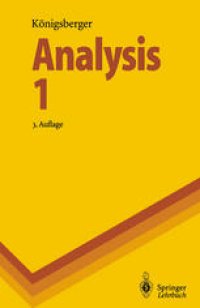 cover of the book Analysis 1