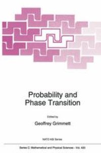 cover of the book Probability and Phase Transition