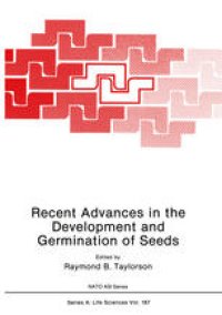 cover of the book Recent Advances in the Development and Germination of Seeds