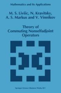 cover of the book Theory of Commuting Nonselfadjoint Operators