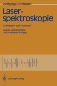 cover of the book Laserspektroskopie: Grundlagen und Techniken