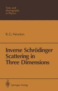 cover of the book Inverse Schrödinger Scattering in Three Dimensions