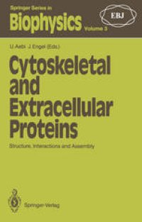 cover of the book Cytoskeletal and Extracellular Proteins: Structure, Interactions and Assembly The 2nd International EBSA Symposium