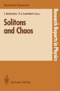 cover of the book Solitons and Chaos