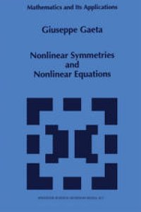 cover of the book Nonlinear Symmetries and Nonlinear Equations