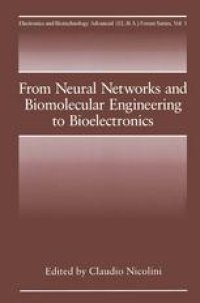 cover of the book From Neural Networks and Biomolecular Engineering to Bioelectronics