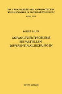 cover of the book Anfangswertprobleme bei Partiellen Differentialgleichungen