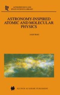 cover of the book Astronomy-Inspired Atomic and Molecular Physics