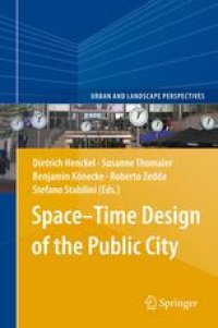 cover of the book Space–Time Design of the Public City