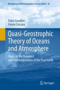 cover of the book Quasi-Geostrophic Theory of Oceans and Atmosphere: Topics in the Dynamics and Thermodynamics of the Fluid Earth