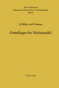 cover of the book Grundlagen der Mathematik I