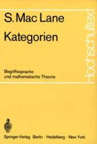 cover of the book Kategorien: Begriffssprache und mathematische Theorie