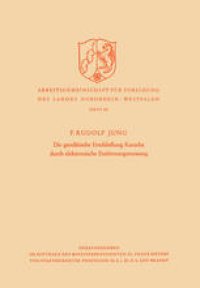 cover of the book Die geodätische Erschließung Kanadas durch elektronische Entfernungsmessung