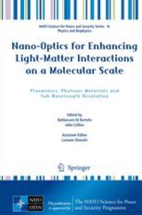 cover of the book Nano-Optics for Enhancing Light-Matter Interactions on a Molecular Scale: Plasmonics, Photonic Materials and Sub-Wavelength Resolution