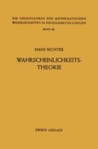 cover of the book Wahrscheinlichkeitstheorie