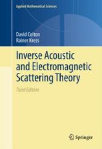 cover of the book Inverse Acoustic and Electromagnetic Scattering Theory