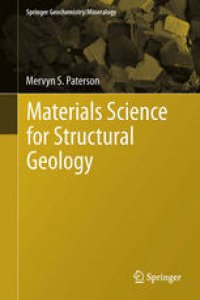 cover of the book Materials Science for Structural Geology