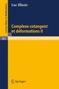 cover of the book Complexe Cotangent et Déformations II