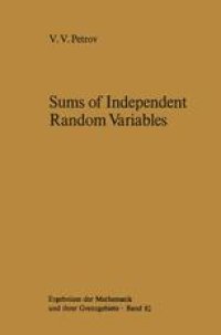 cover of the book Sums of Independent Random Variables