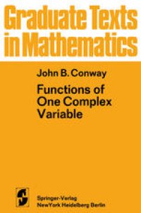 cover of the book Functions of One Complex Variable