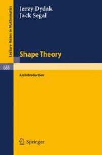 cover of the book Shape Theory: An Introduction