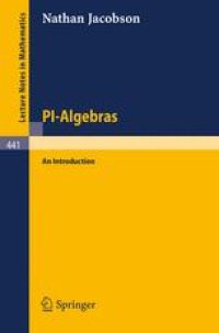 cover of the book PI-Algebras: An introduction