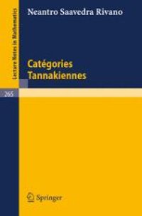 cover of the book Catégories Tannakiennes