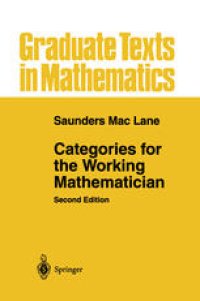 cover of the book Categories for the Working Mathematician