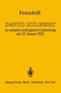 cover of the book Festschrift: zu seinem sechzigsten Geburtstag am 23.Januar 1922