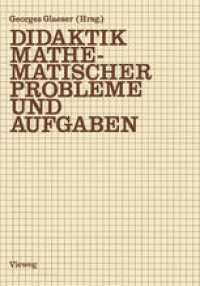 cover of the book Didaktik mathematischer Probleme und Aufgaben