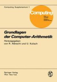 cover of the book Grundlagen der Computer-Arithmetik