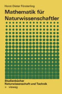 cover of the book Mathematik für Naturwissenschaftler