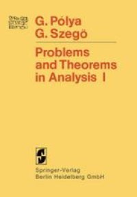 cover of the book Problems and Theorems in Analysis: Series · Integral Calculus · Theory of Functions